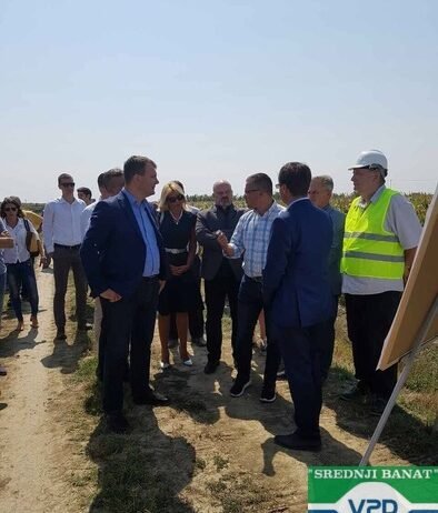 Obilazak radova na dvonamenskom sistemu Međa